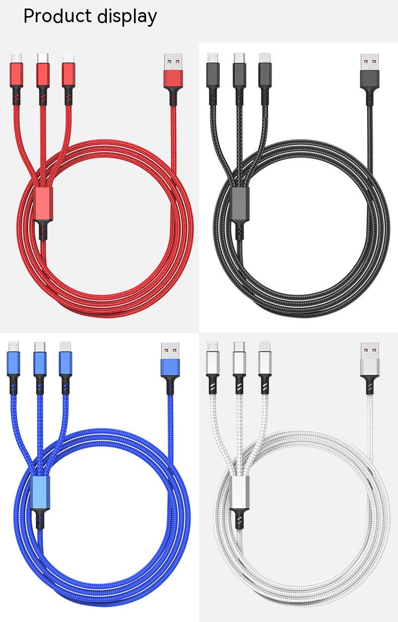 charging cable three-in-one 3C Electronic Consumer Products Manufacture