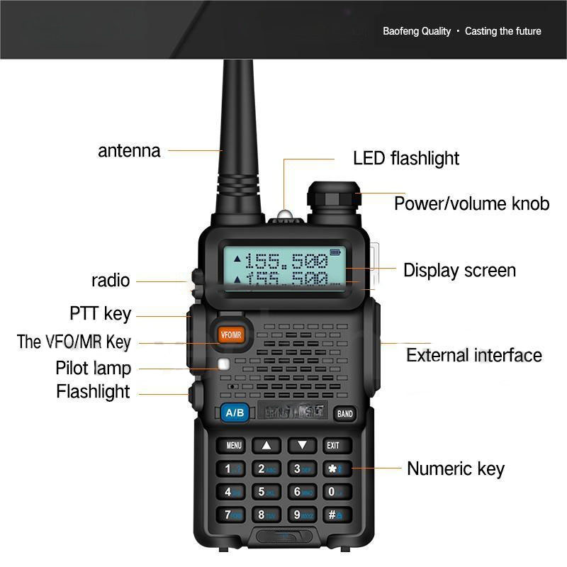 Four-band Walkie-talkie 3C Electronic Consumer Products Manufacture