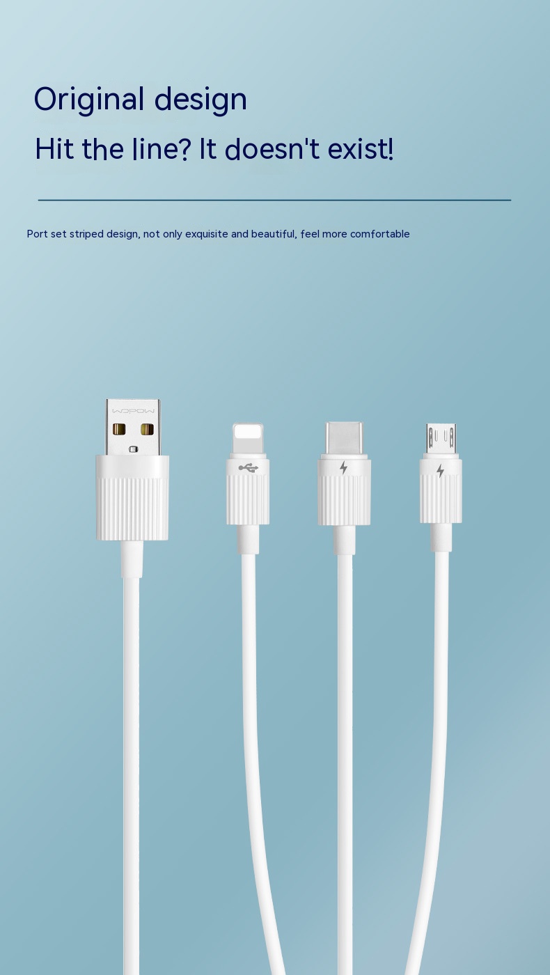 One to three data cable 