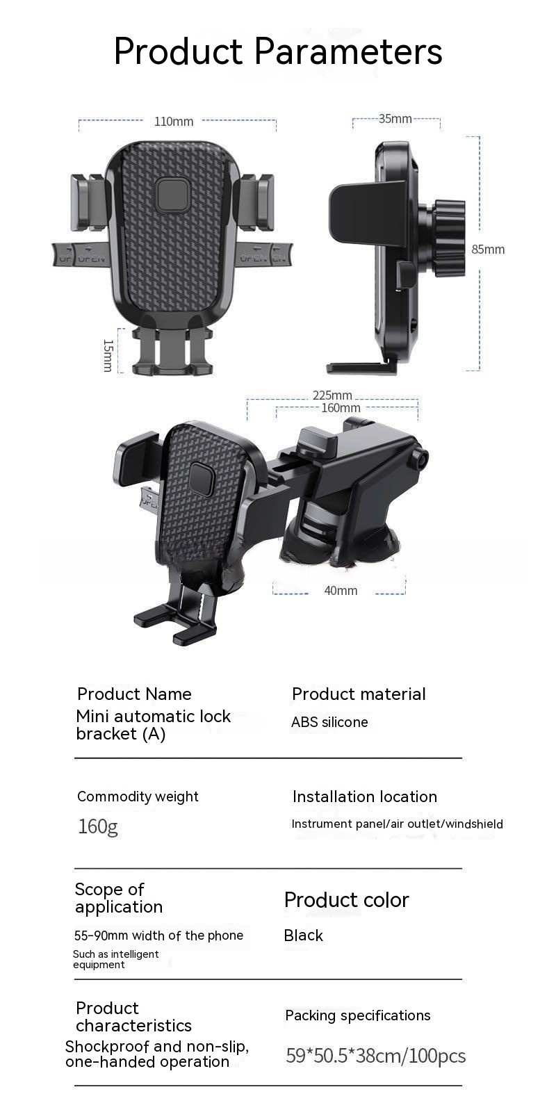 cell phone holder for car 3C Electronic Consumer Products Manufacture